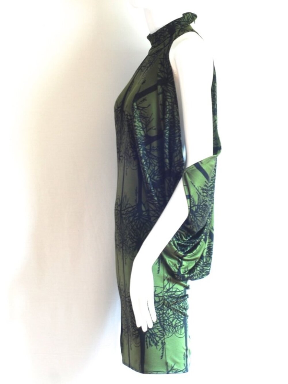 Mara Hoffman Rare Silk Bare Shoulder Bat Wing Tree Dress - USA